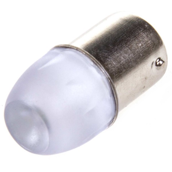 Автолампа диод S25 (P21/5W) 12V 3 SMD диода BAY15d 2-конт Белая SKYWAY Противотуманные, стопы, задний ход, повороты