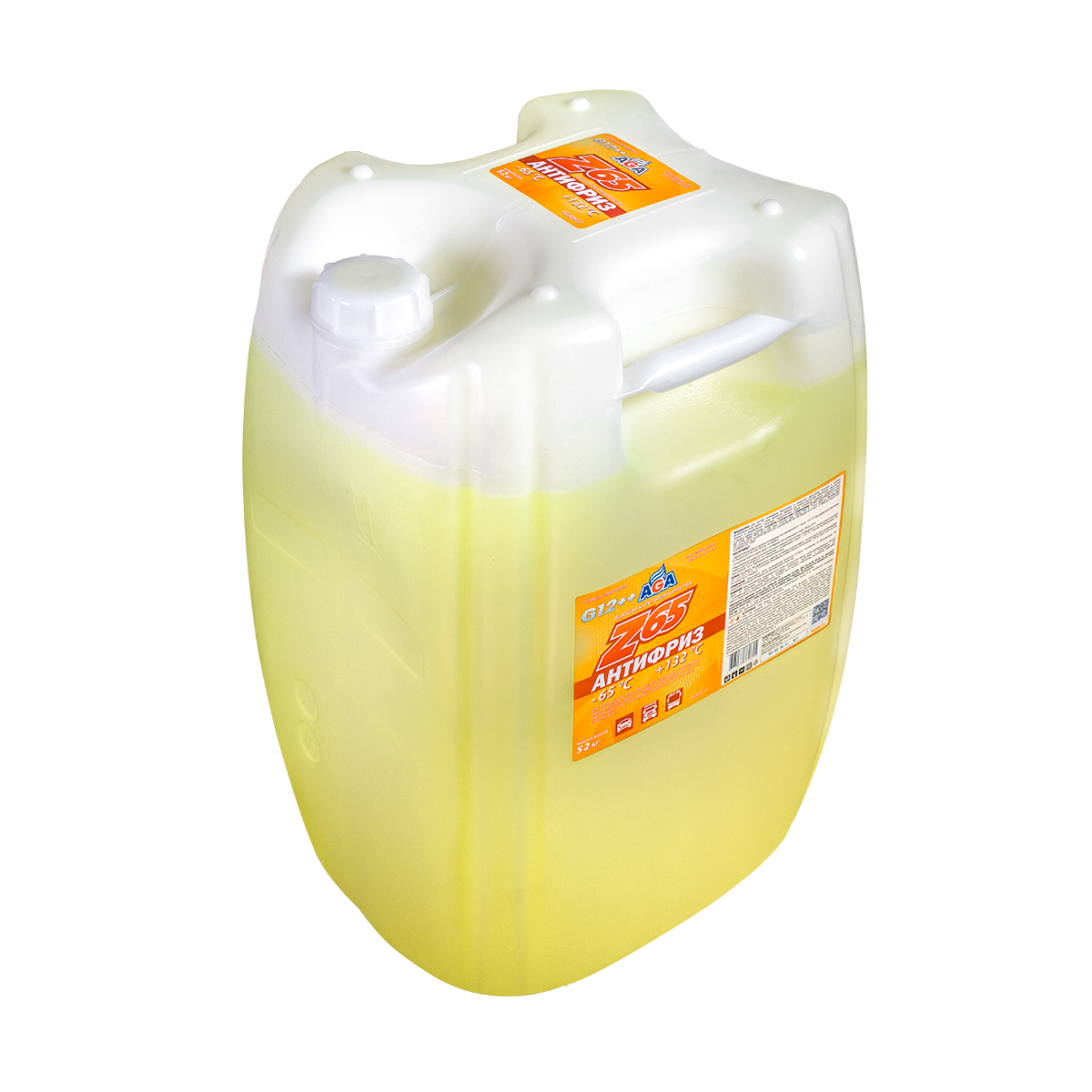 AGA061Z Антифриз  желтый -65С 52 кг;ANTIFREEZE AGA-Z65, PREMIX