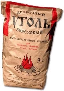 Уголь древесный 3,0 кг