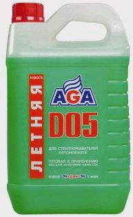 AGA054D Летняя ж-ть для стеклоомывателей автомоб "D05" (гот. к прим.) 5л