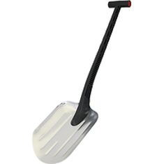 Лопата для снега совковая аллюминиевая с полимерной ручкой, 69 см
