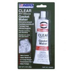 ABRO Герметик прокладок прозрачный Китай 85 гр.+