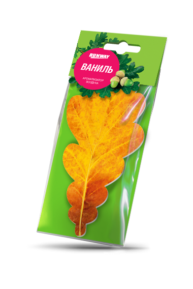 RW6056 Ароматизатор воздуха Листик "Ваниль" С