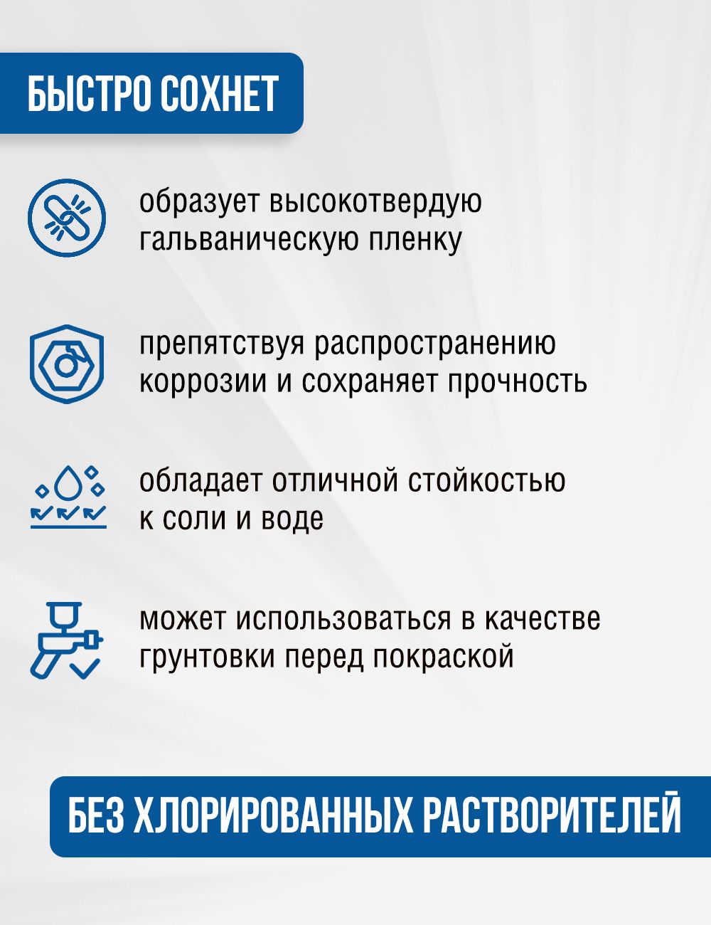 RW6120 Антикоррозийное гальваническое покрытие с цинком аэр.450мл