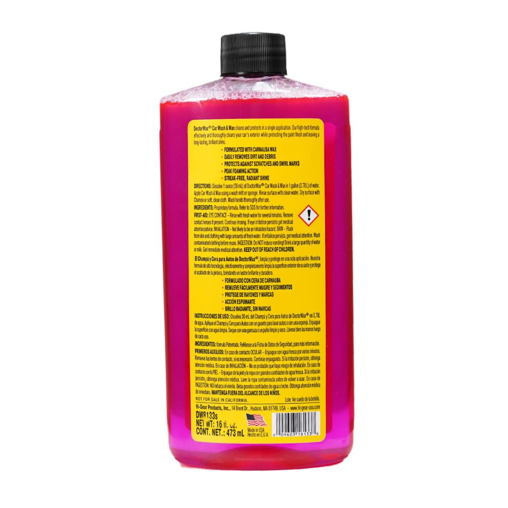 DW8133 Шампунь с воском  SMART WASH&WAX (концетрат) 600 мл