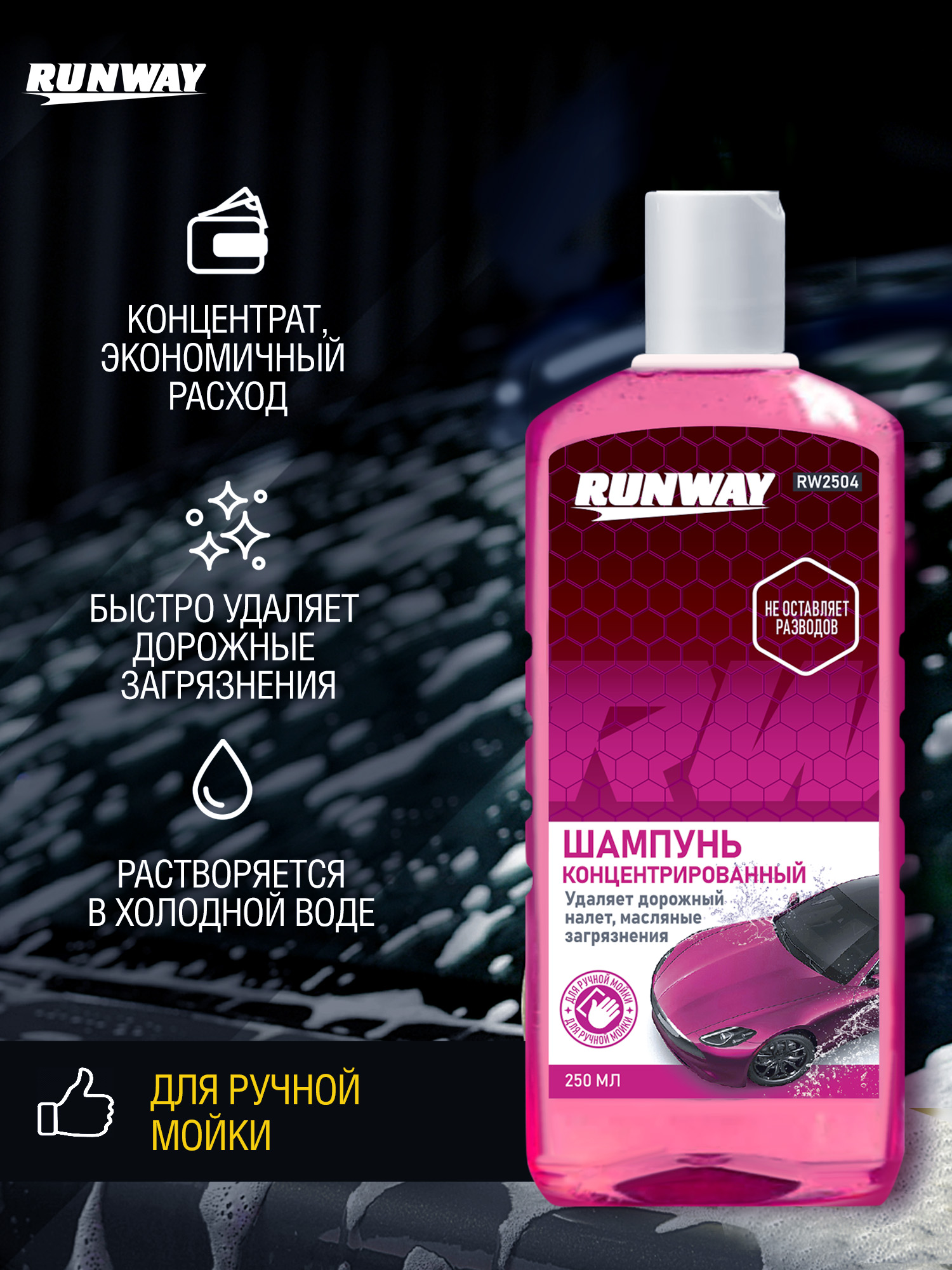 RW2504 Шампунь концентрированный 250 мл