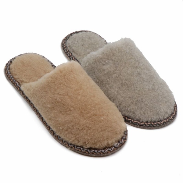 Обувь домашняя женская мех. 4259M-FUR-P, короб. 12 пар+