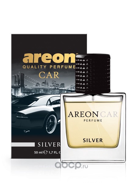 Ароматизатор AREON "PERFUME 50 ML GLASS" Silver MCP05
