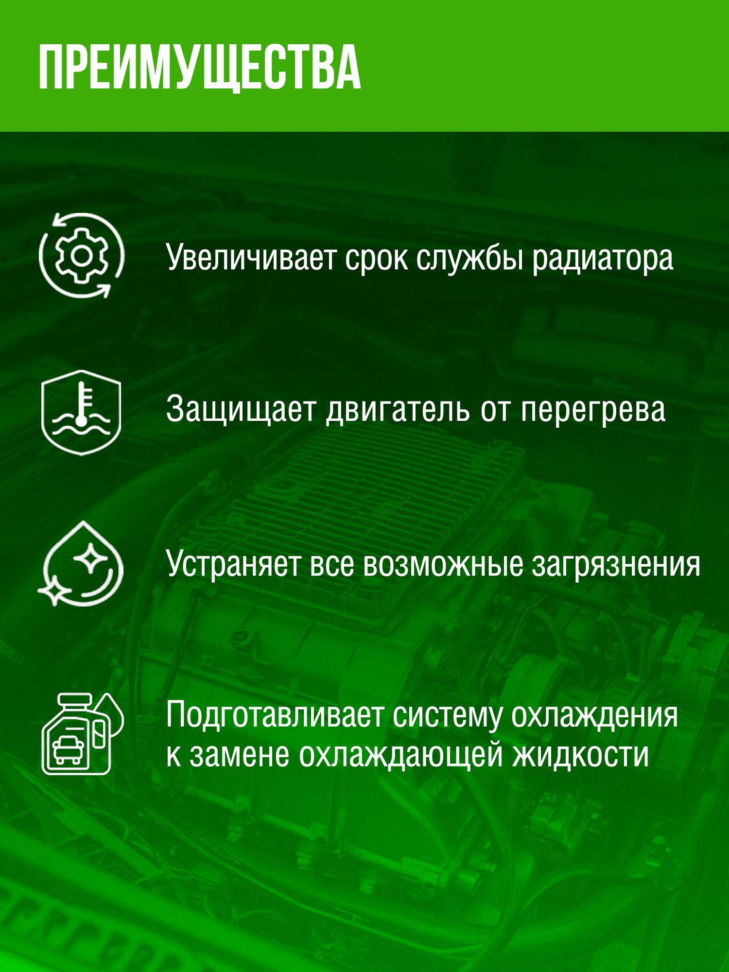 RW3030 Промывка системы охлаждения 300мл.