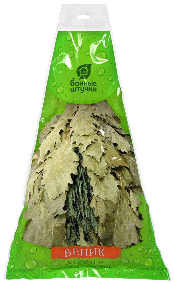 Веник дубовый с мятой в уп. "Банные штучки" /25