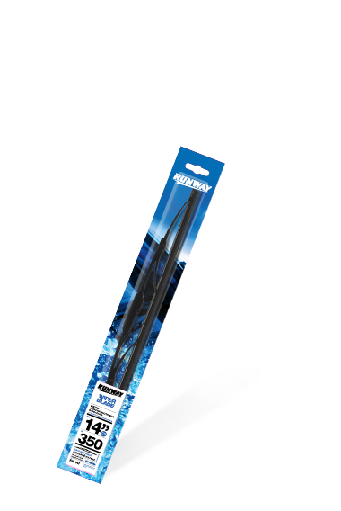 Щетка стеклоочистителя каркасная с графитовым покрытием 350мм  RUNWAY