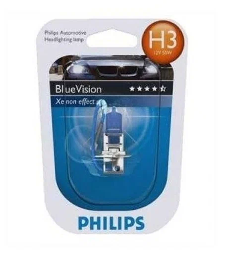 Лампа PHILIPS H3 12V-55W 1шт, 12336BV