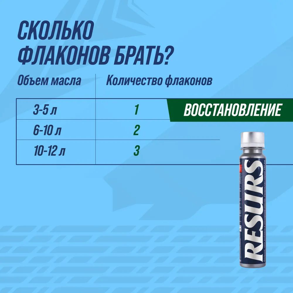 Реметаллизант бензиновых двигателей РЕСУРС Gold 100г ВМПАВТО 4301