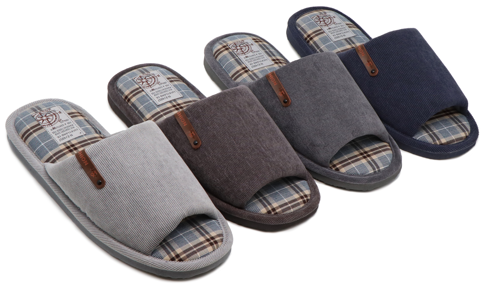 Обувь домашняя мужская (пантолеты) 4368M-CH-O лето  мин зак 12 пар+