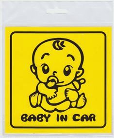  НАКЛЕЙКА НА АВТО "BABY" (инд. упак.)