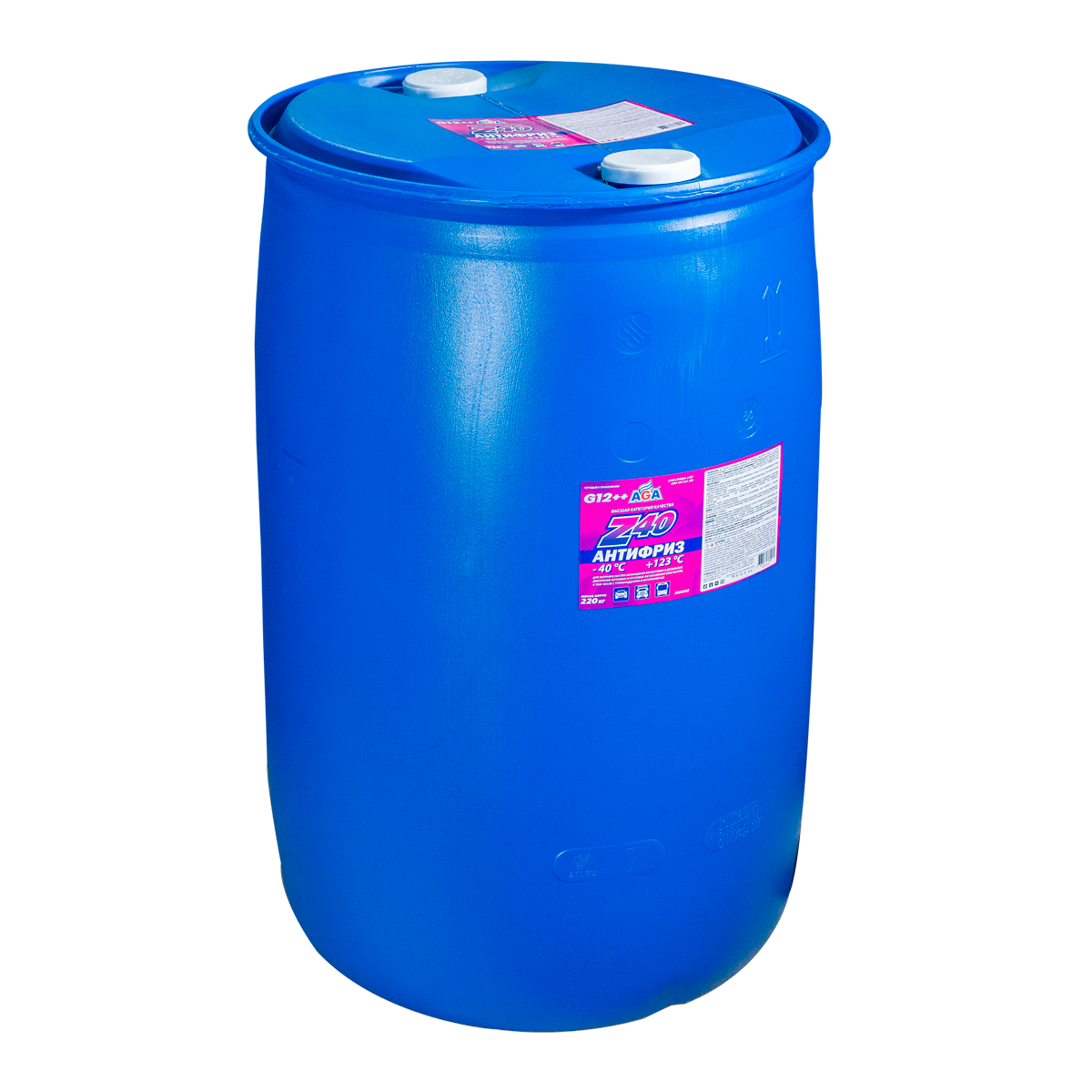 AGA056Z Антифриз  красный, -40С 220 кг AGA ANTIFREEZE AGA-Z40, PREMIX