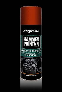 ML4007 Краска по металлу (молотковая) красный (265г)