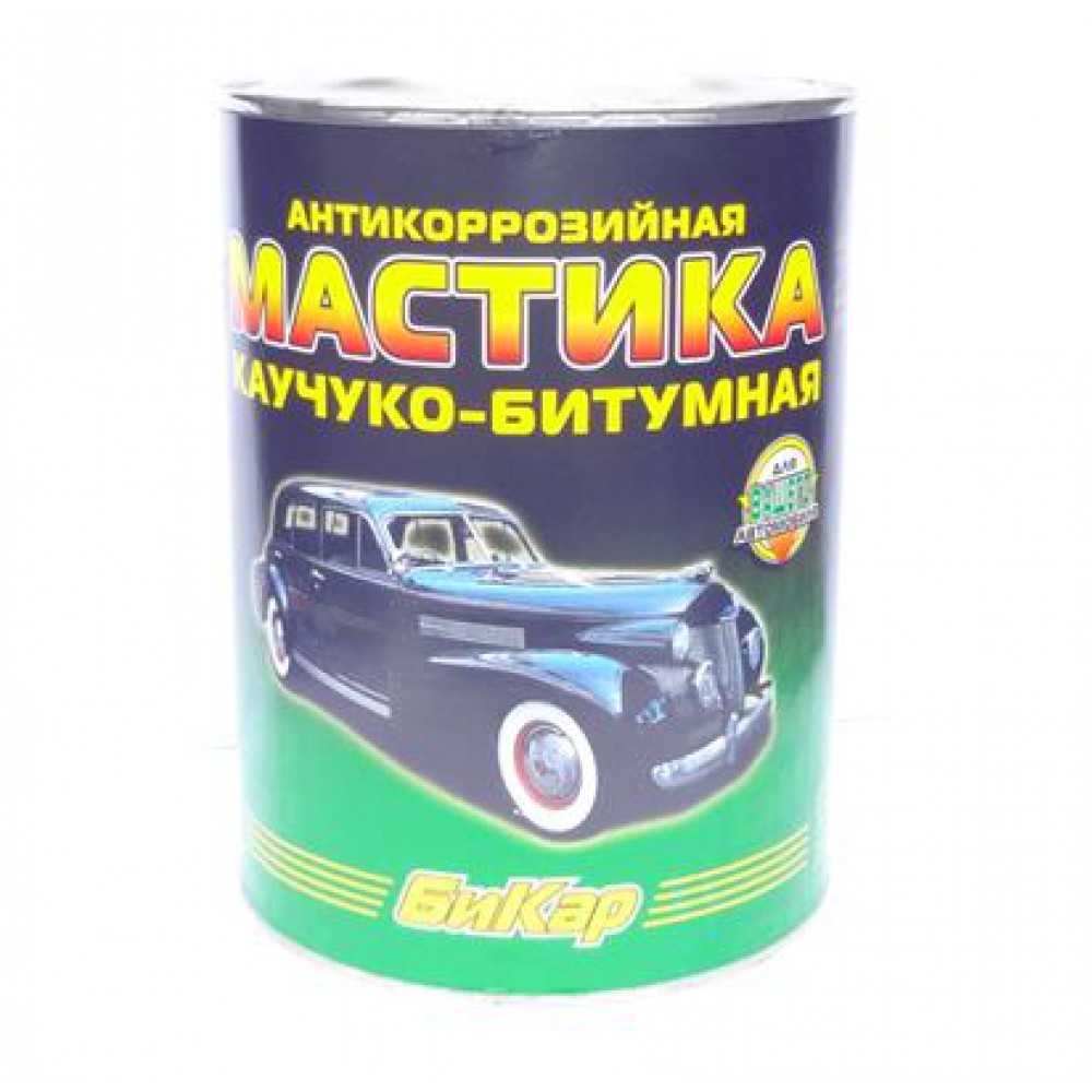 Мастика БиКар битумно-каучуковая 2,2 л.