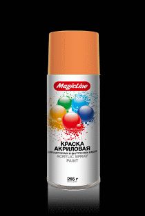 210 Краска желто-оранжевая (265г) Magic Line
