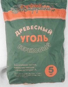 Уголь древесный 5,0 кг
