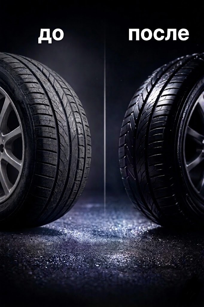  БИБИП Чернитель и кондиционер шин силикон professional 550 мл