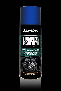 ML4004 Краска по металлу (молотковая) синий (265г)