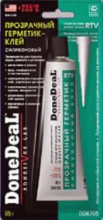 DD6705 Прозрачный силиконовый герметик-клей для стёкол 85г