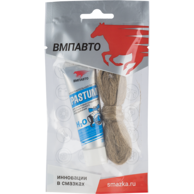 Паста для уплотнения резьбовых соединений Pastum H2O 25г туба + лен 7г 8108