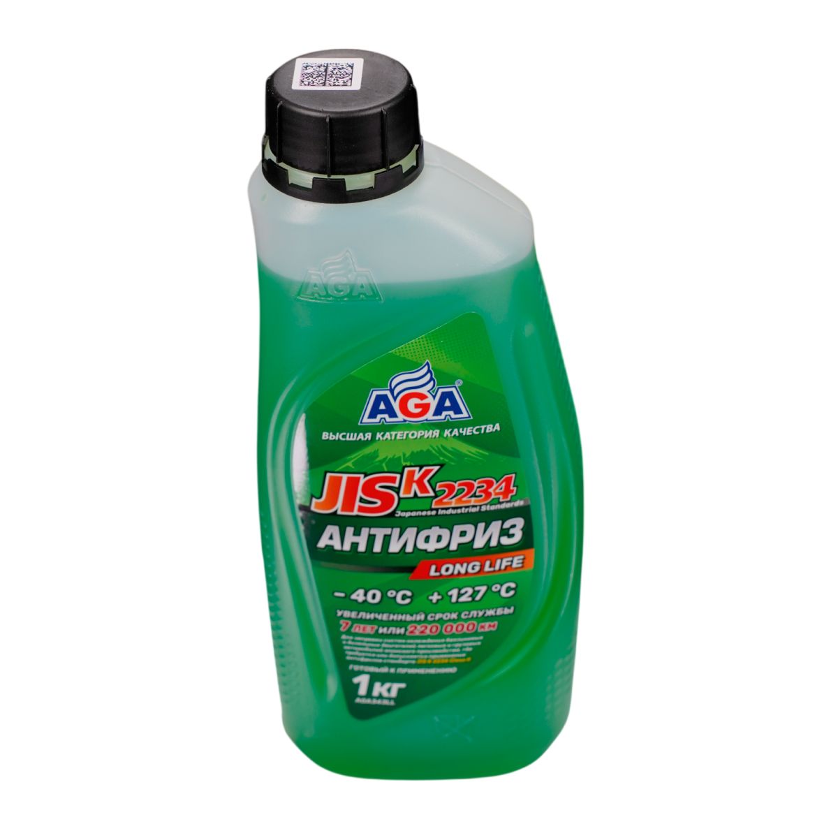 AGA343LL Антифриз зеленый,  -40С, 1кг JIS K 2234
