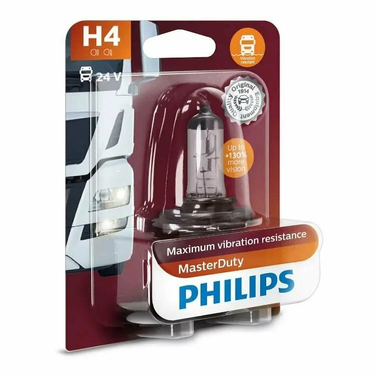 Лампа PHILIPS H4 24V 75/70W MasterDuty 13342MD