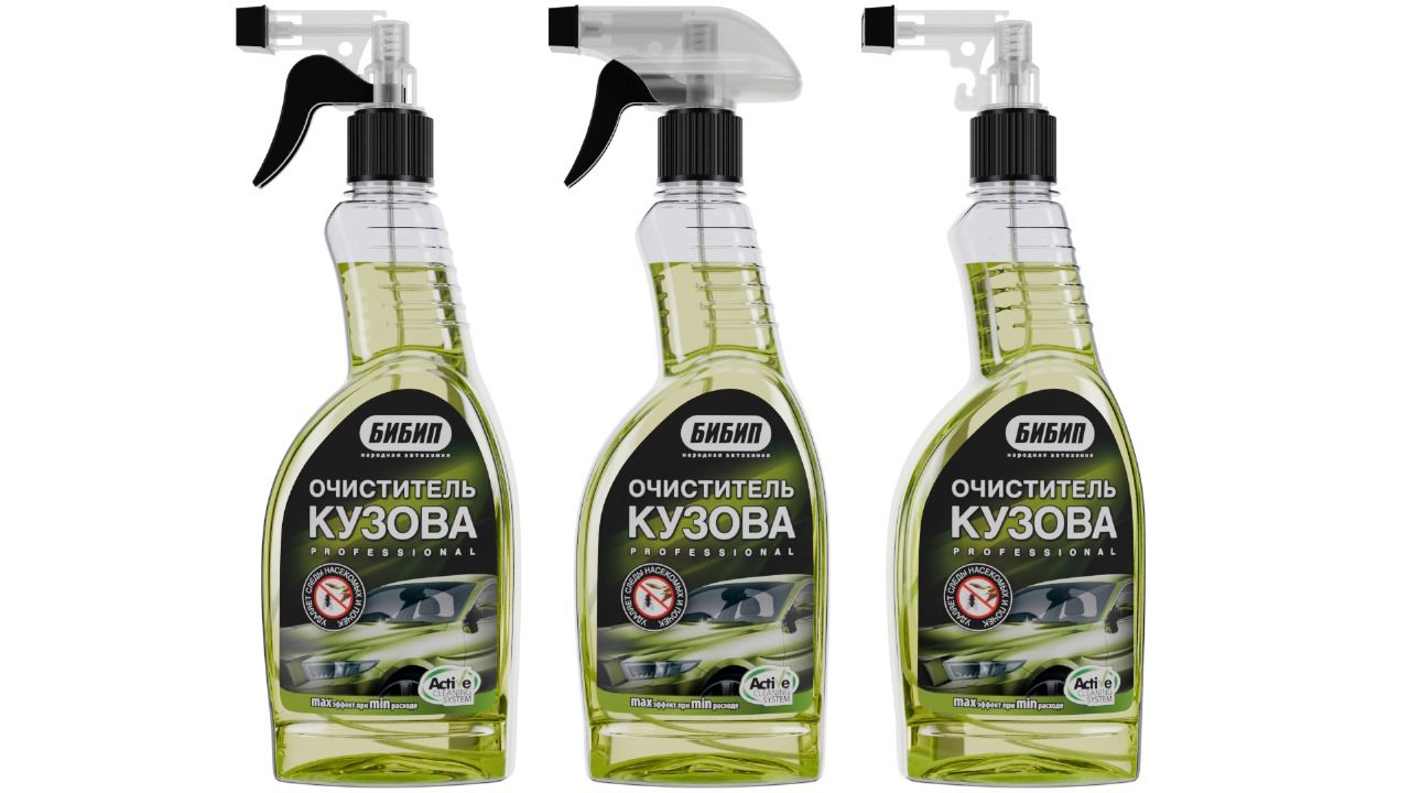  БИБИП Очиститель кузова от насекомых и почек professional 550 мл