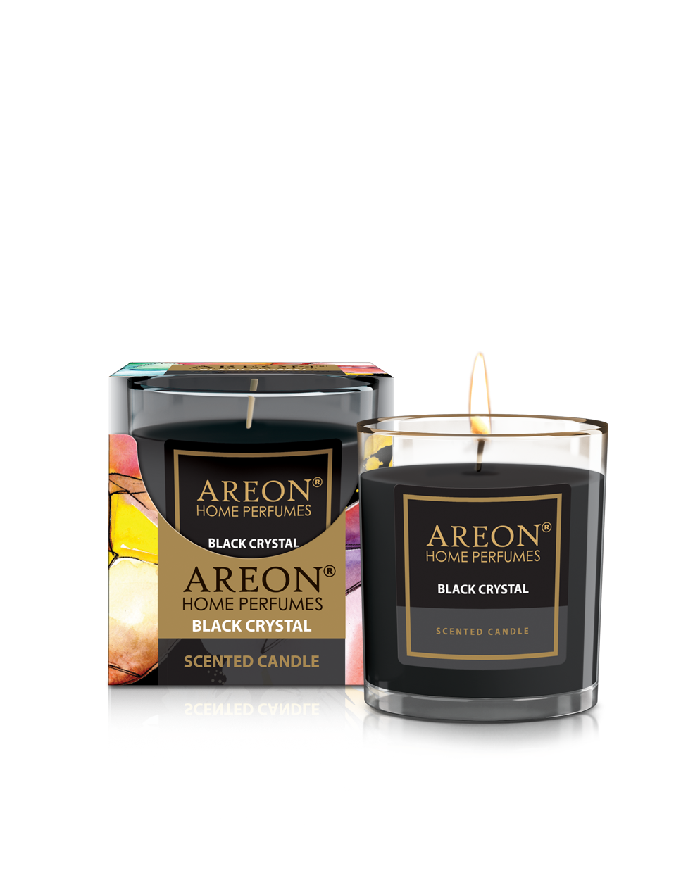 АРОМАТИЧЕСКАЯ СВЕЧА  AREON HOME PERFUMES 120 гр Black Crysta CR03
