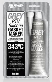RW8503 Силиконовый герметик-прокладка высокотемпературный серый 85г.