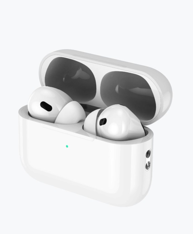 Беспроводные наушники с микрофоном Air Pro, TWS, BT 5.1, 250 мАч, QI, IPX4, белый, Deppa 44167