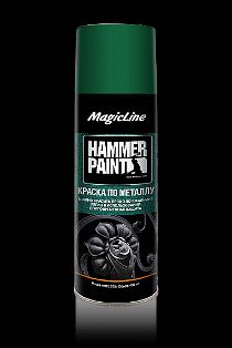 ML4006 Краска по металлу (молотковая) зеленый (265г)