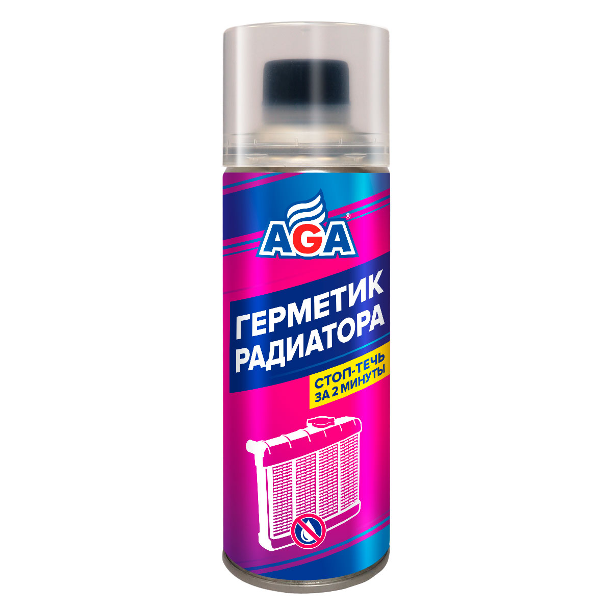AGA702R Герметик радиатора 335 мл.