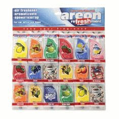 Ароматизатор AREON "REFRESHMENT " лист 72шт DST07
