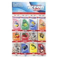 Ароматизатор AREON "REFRESHMENT " лист 60шт DST06