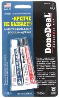 DD6540 4-х минутный 2-х комп-ый стальной эпокси-адгезив 2x28,4