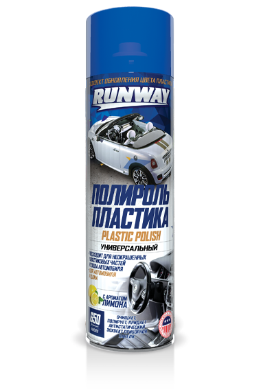 RW6180 Полироль пластика 650мл аэрозоль