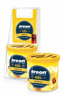 Ароматизатор AREON "GEL CAN Blister" Vanilla GCB09