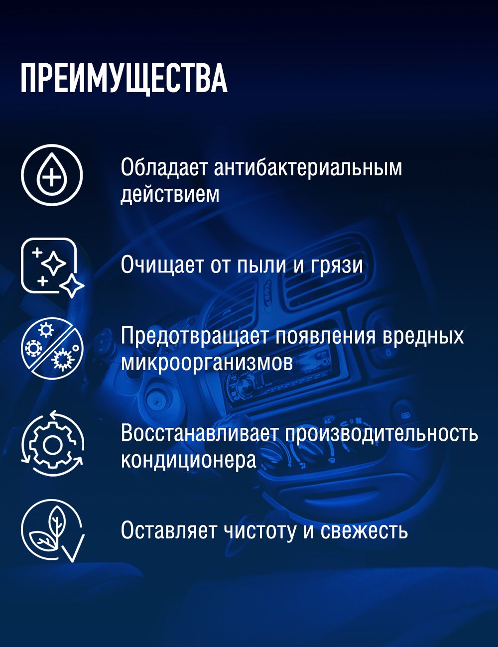 RW6122 Очиститель кондиционера 300мл. аэр.