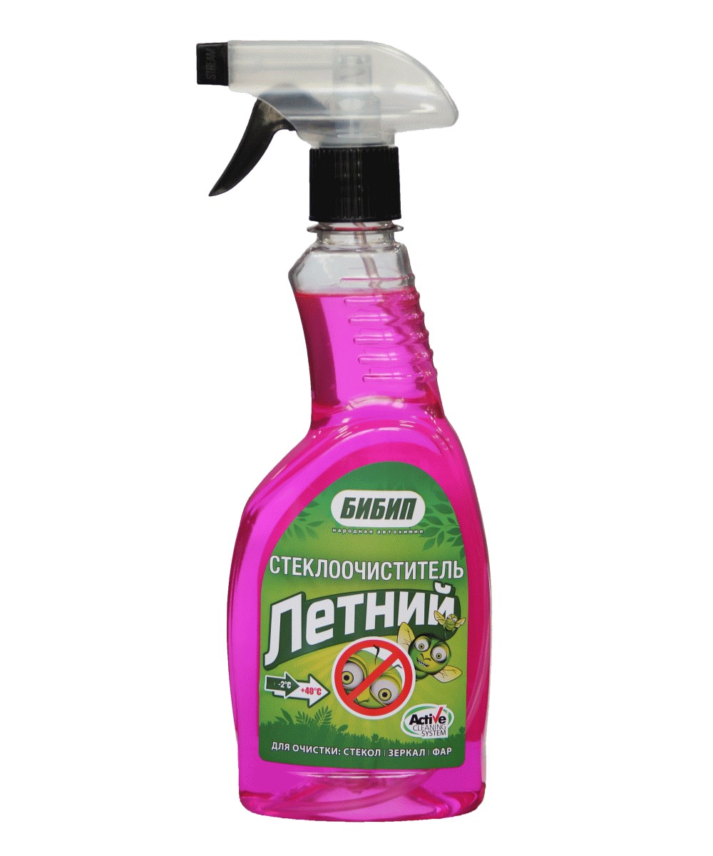  БИБИП Летний очиститель стёкол  триггер 550мл