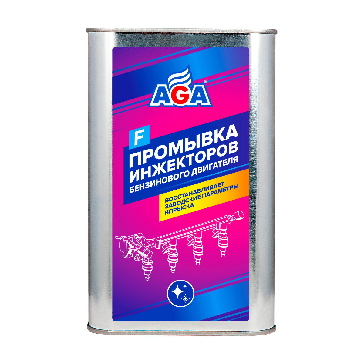 AGA814F Промывка инжекторов бензинового двигателя 1л