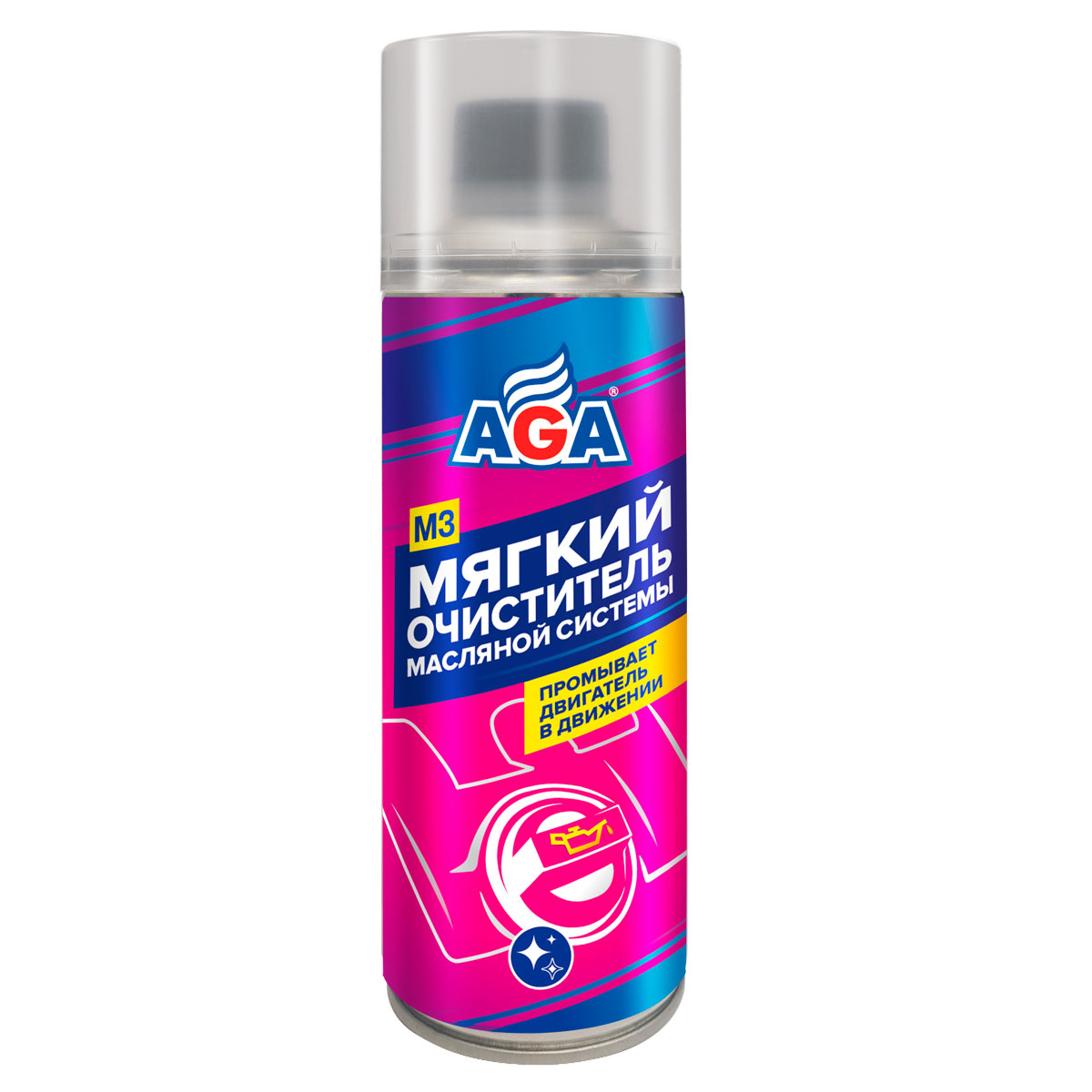 AGA903M Мягкий очиститель масляной системы 335 мл А