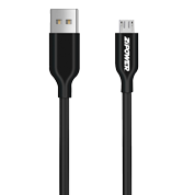 PM6730 Кабель USB Type-A Micro USB, 3 A быстрая зарядка, 2 м, передача данных 480 Мбит/с, черный
