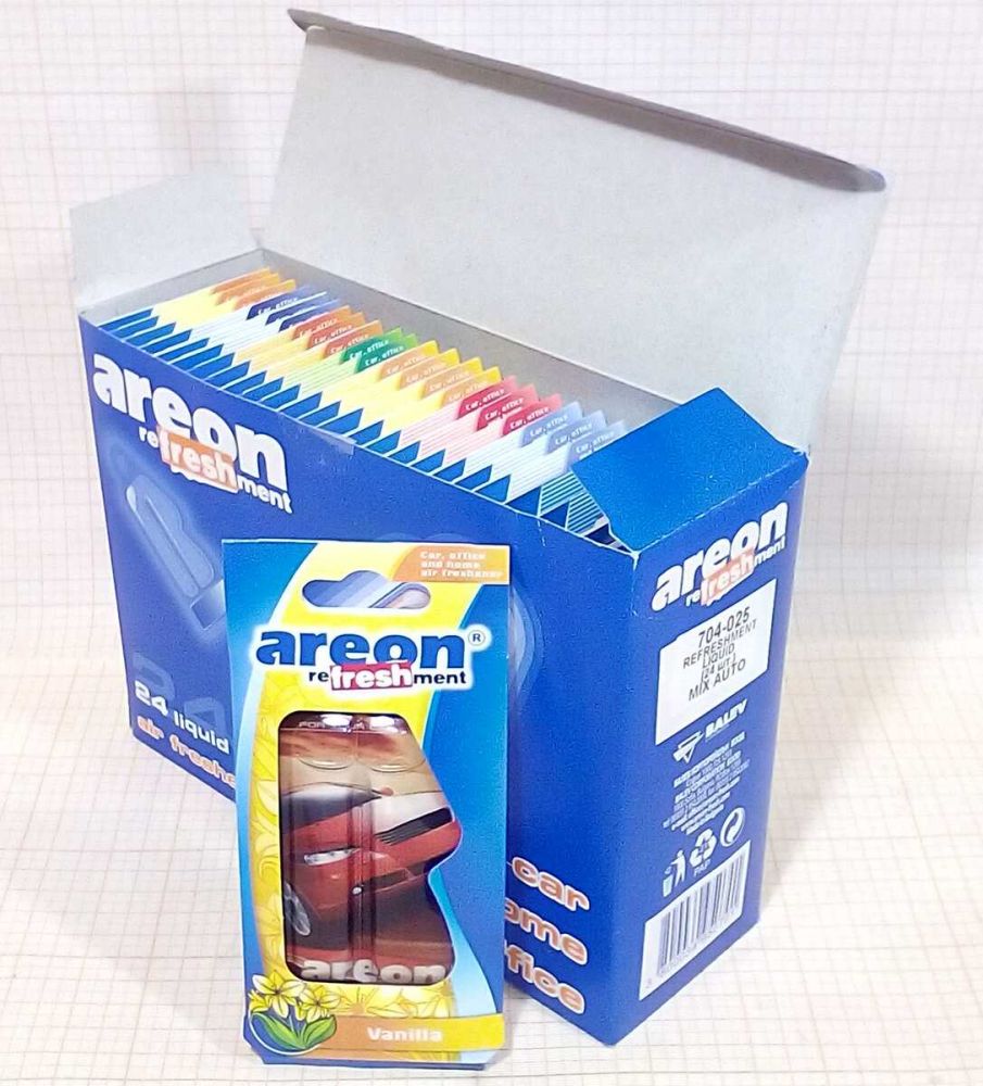 Ароматизатор AREON "REFRESHMENT LIQUID AUTO 704-025-MXA