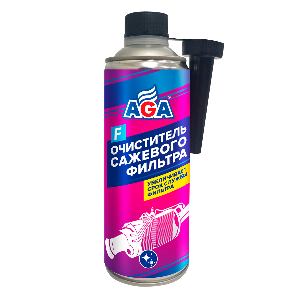 AGA804F Очиститель сажевого фильтра 335 мл