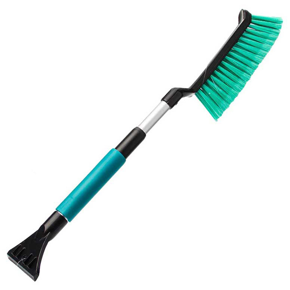 Щетка для снега cо скребком "Black&Blue" 57-70 см поролоновая телескоп. ручка  (BB1005) 47547