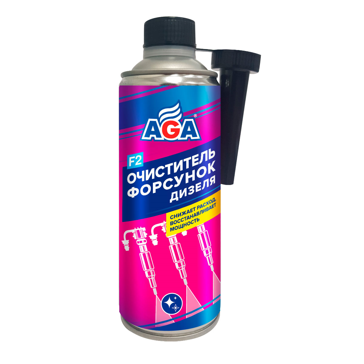 AGA802F Очиститель форсунок дизеля 335 мл